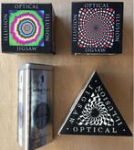 Optische illusie puzzel The Lagoon Group (4x) - ZGAN, Ophalen of Verzenden, Minder dan 500 stukjes, Zo goed als nieuw, Legpuzzel