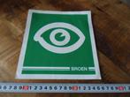 sticker BROEN logo, Ophalen, Zo goed als nieuw, Sticker