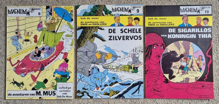 Bob de Moor: Avonturen van Snoe en Snolleke (2x) + M.Mus, Boeken, Stripboeken, Zo goed als nieuw, Meerdere stripboeken, Ophalen of Verzenden