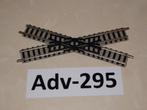 Adv-295 Vaste Kruising 9168 Fleischmann 30 gr.LB, Gebruikt, Gelijkstroom, Fleischmann, Rails