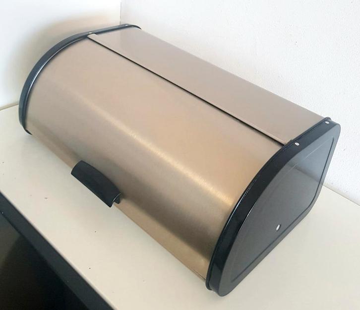 Brabantia Broodtrommel met schuifdeksel Materiaal Metaal RVS, Huis en Inrichting, Keuken | Keukenbenodigdheden, Zo goed als nieuw