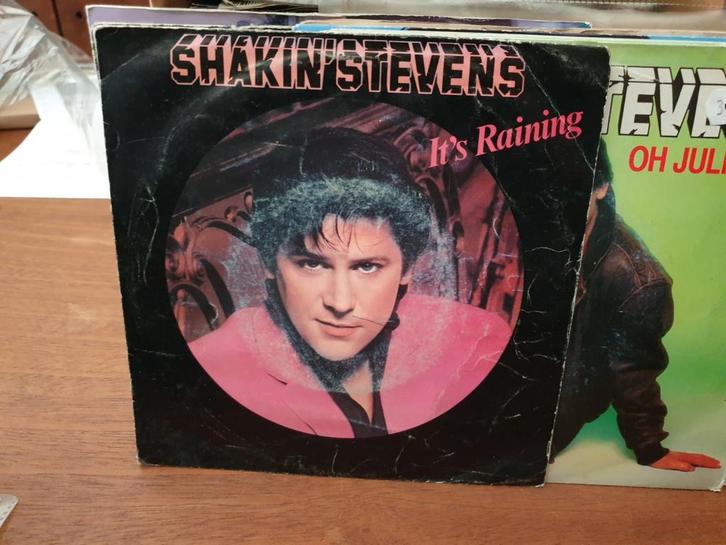 Shakin' Stevens - It's Raining (x19), Cd's en Dvd's, Vinyl Singles, Gebruikt, Pop, Ophalen of Verzenden
