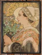 ALPHONSE MUCHA Art Nouveau Jugendstil Poster in Lijst, Verzenden