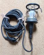 Looplamp hanglamp werk-lamp 'Flash' zwart, 30 tot 60 watt, Gebruikt, Gloeilamp, Looplamp vintage