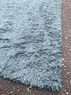 groot Wollen Vloerkleed wol berber blauw hoogpollig 250x215, Huis en Inrichting, Stoffering | Tapijten en Kleden, Ophalen, 150 tot 200 cm