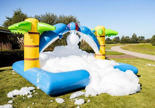 Springkussen bubble - Schuimparty ZWOLLE, HEERDE, APELDOORN, Hobby en Vrije tijd, Feestartikelen | Verhuur, Zo goed als nieuw