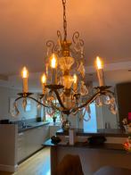 Bijzondere kroonluchter met kristallen onderdelen, Huis en Inrichting, Lampen | Kroonluchters, Ophalen, Gebruikt