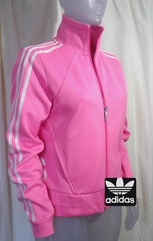 ADIDAS‍️💋 stretch vest met rits mt 36, Kleding | Dames, Truien en Vesten, Zo goed als nieuw, Maat 36 (S), Roze, Verzenden