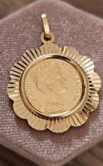 5 Gulden munt met kettingshanger, Ophalen of Verzenden, Goud