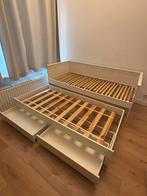 Bed 90x200 met logeerbed en lades, Ophalen, Gebruikt, 90 cm, Eenpersoons