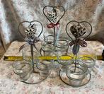 3 kandelaars voor 9 kaarsjes, Overige kleuren, Ophalen of Verzenden, Zo goed als nieuw, Metaal