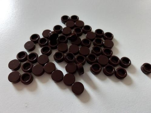 NIEUW: Tile 1x1 Rond Dark Brown, Kinderen en Baby's, Speelgoed | Duplo en Lego, Nieuw, Lego, Losse stenen, Ophalen of Verzenden