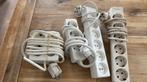 Sets van 4 stekkerdozen / verlengsnoeren, Ophalen of Verzenden, Zo goed als nieuw, Apparatuur