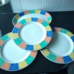 Servies churchill 3 borden en schaal, Ophalen of Verzenden, Zo goed als nieuw, Ventilator