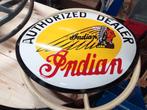 Emaile bord Indian motoren, Ophalen of Verzenden, Gebruikt, Reclamebord