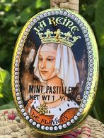Frans snoepblik La Reine de Flavigny Mint Pastilles, Verzamelen, Blikken, Ophalen of Verzenden, Zo goed als nieuw, Overige, Overige merken