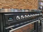Luxe Fornuis Boretti Majestic 120cm antraciet 7 pit 2 oven, 60 cm of meer, Ophalen of Verzenden, Zo goed als nieuw, Energieklasse A of zuiniger