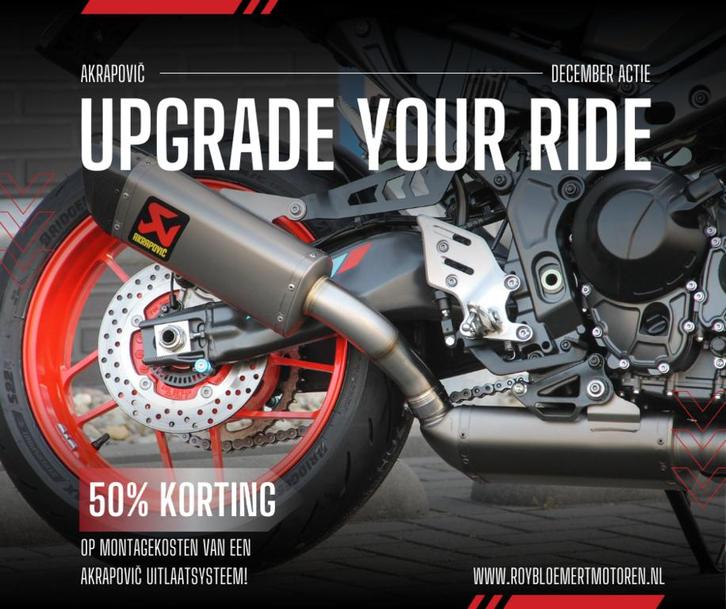Yamaha MT09 MT-09 SP ABS Akrapovic Titanium ACTIE!, Motoren, Onderdelen | Yamaha, Nieuw, Ophalen of Verzenden