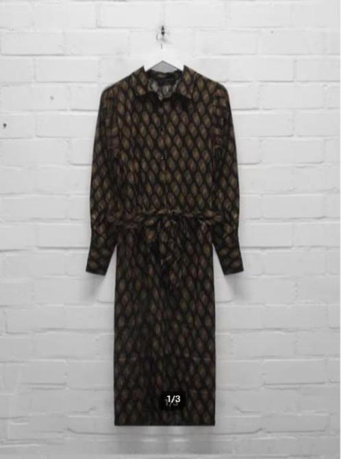 Label DOT - Prachtige Jurk maat 38+40 - Nieuw €159,95, Kleding | Dames, Jurken, Nieuw, Maat 38/40 (M), Zwart, Onder de knie, Ophalen of Verzenden