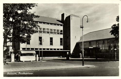 Bussum, Postkantoor - ijskiosk - ongelopen, Verzamelen, Ansichtkaarten | Nederland, Ongelopen, Noord-Holland, 1920 tot 1940, Verzenden