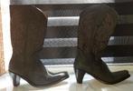 Gave Sancho leren western laarzen met hoge hak, maat 40, Hoge laarzen, Zwart, Ophalen of Verzenden, Zo goed als nieuw