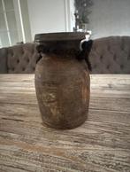 Nepalese kruik, Huis en Inrichting, Woonaccessoires | Vazen, Ophalen, Steen, Overige kleuren, Zo goed als nieuw