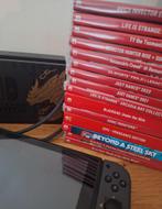 Nintendo Switch Console Monster Hunter Rise Edition + Games, 1 speler, Ophalen of Verzenden, Zo goed als nieuw, Vanaf 12 jaar