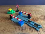 Lego Duplo 3773 trein spoor overweg slagbomen, Ophalen of Verzenden, Gebruikt, Complete set, Duplo