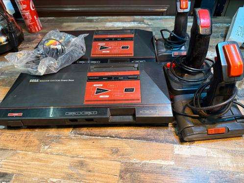 2x Sega Master System + Joysticks | Retro Gaming, Spelcomputers en Games, Spelcomputers | Atari, Zo goed als nieuw, Atari 2600