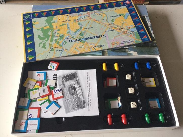 Haarlemmermeer Bussines Game, Hobby en Vrije tijd, Gezelschapsspellen | Bordspellen, Gebruikt, Een of twee spelers, Drie of vier spelers