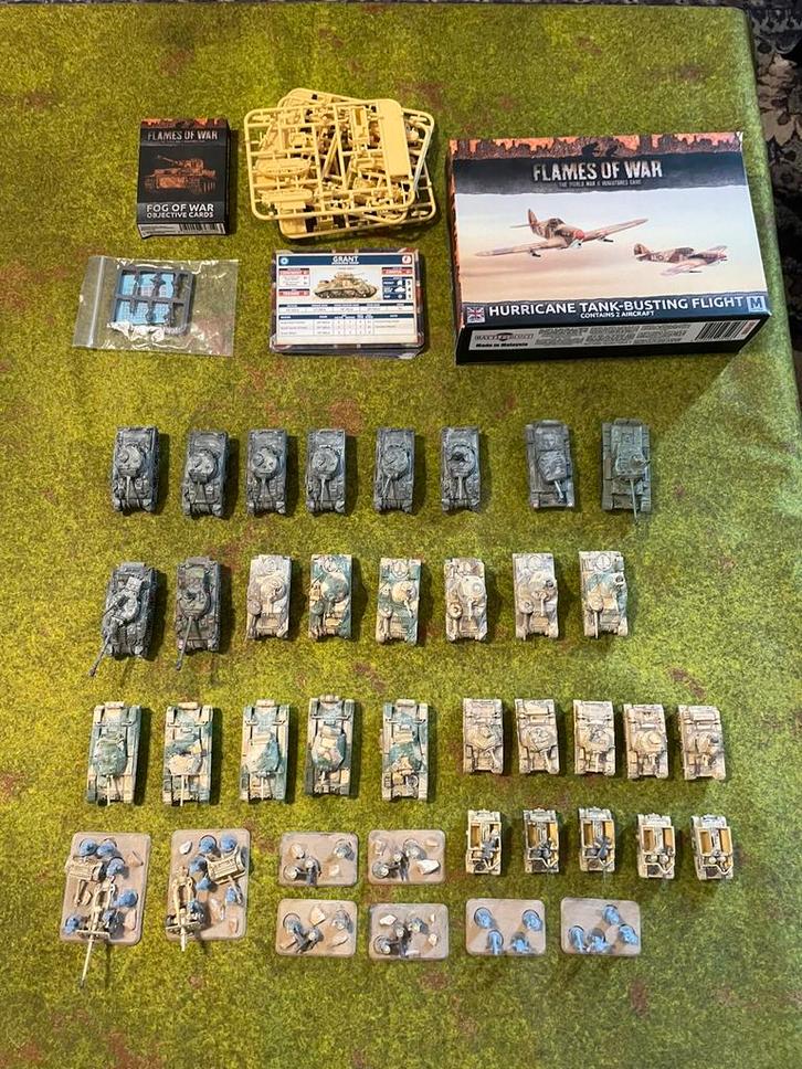 Groot Brits Leger van Flames of War, Hobby en Vrije tijd, Wargaming, Zo goed als nieuw, Historisch, Ophalen of Verzenden