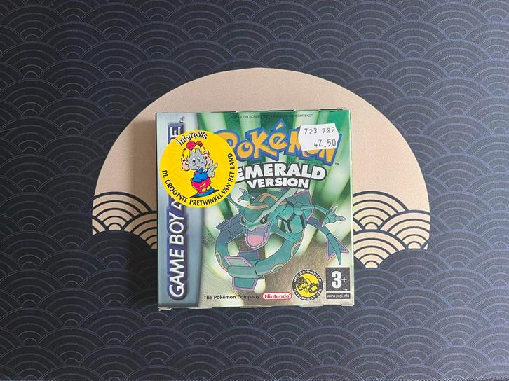 Pokemon Emerald Compleet in Doos!, Spelcomputers en Games, Games | Nintendo Game Boy, Gebruikt, Role Playing Game (Rpg), 1 speler