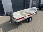 Polyester Motor Boot 4.00M Incl. Yamaha 4PK 2Takt en Trailer, Watersport en Boten, Gebruikt, Tot 10 pk, Boot, Wfwatersport@botenverhuurhoorn.nl