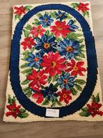 Smyrna wandkleed 110x77 cm met wol geknoopt, Antiek en Kunst, Antiek | Kleden en Textiel, Ophalen of Verzenden