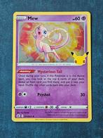 Pokemon mew celebrations holo, Ophalen of Verzenden, Zo goed als nieuw, Losse kaart, Foil