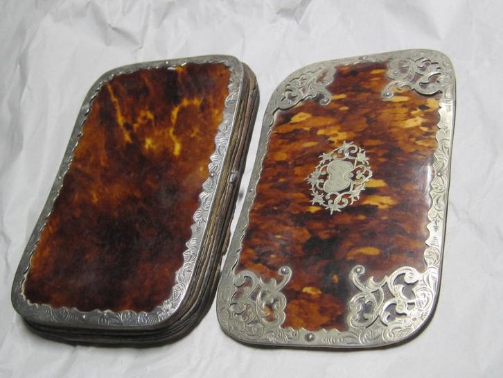 Sigarenkoker schildpad met zilver 1859 Collectors item, Antiek en Kunst, Antiek | Goud en Zilver, Zilver, Ophalen