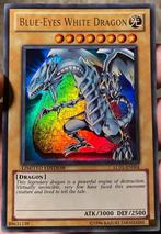 Yu-Gi-Oh! Blue Eyes White Dragon LC01 Limited 1996 Print !, Verzenden, Zo goed als nieuw, Losse kaart, Foil