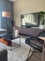 Zuiver salon tafel coffee table tegeltjes zwart, Huis en Inrichting, Tafels | Salontafels, Ophalen, Rond, 50 tot 100 cm, Minder dan 50 cm
