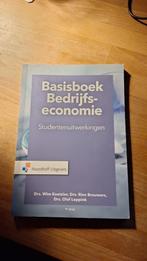 Basisboek bedrijfseconomie uitwerkingen  9789001889197, Ophalen of Verzenden, Wim Koetzier; Rien Brouwers, Zo goed als nieuw, HBO