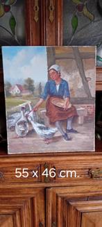 Oud schilderij, Antiek en Kunst, Kunst | Schilderijen | Klassiek, Ophalen of Verzenden