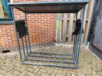 Houtopslag met Dak, Minder dan 3 m³, Ophalen, Overige houtsoorten, Blokken