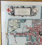 Antieke Landkaart /Den Haag; Joan Blaeu - Haga C, Ophalen of Verzenden, 1800 tot 2000, Nederland, Landkaart