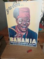 Banania reclame bord afm. 66 X 46 cm, Verzamelen, Ophalen, Zo goed als nieuw, Reclamebord