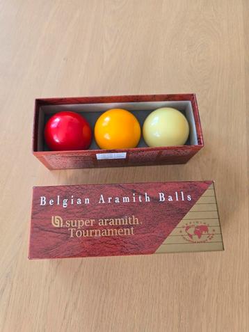 Nieuwe professionele Belgian Aramith Balls biljartballen set beschikbaar voor biedingen