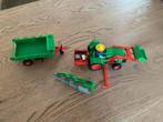 Playmobil vintage 1977 Tractor met Aanhanger en Ploeg, Ophalen of Verzenden, Zo goed als nieuw