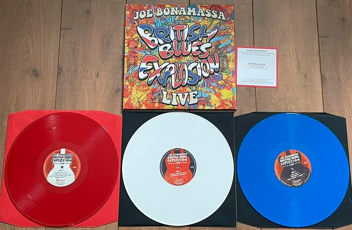 Joe Bonamassa - British Blues Explosion Live 3lp / Ltd, Cd's en Dvd's, Vinyl | Rock, Zo goed als nieuw, Poprock, 12 inch, Ophalen of Verzenden