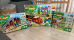 Lego Duplo treinset originele dozen en boekjes, Duplo, Zo goed als nieuw, Ophalen