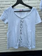 Never look back shirt | Maat S/M, Wit, Ophalen of Verzenden, Zo goed als nieuw, G. Ricceri