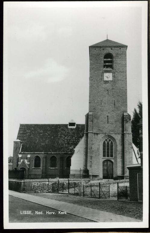 Ned. Hervormde Grote Kerk te Lisse - nr. Lisse1, Verzamelen, Ansichtkaarten | Nederland, Ongelopen, Zuid-Holland, 1960 tot 1980