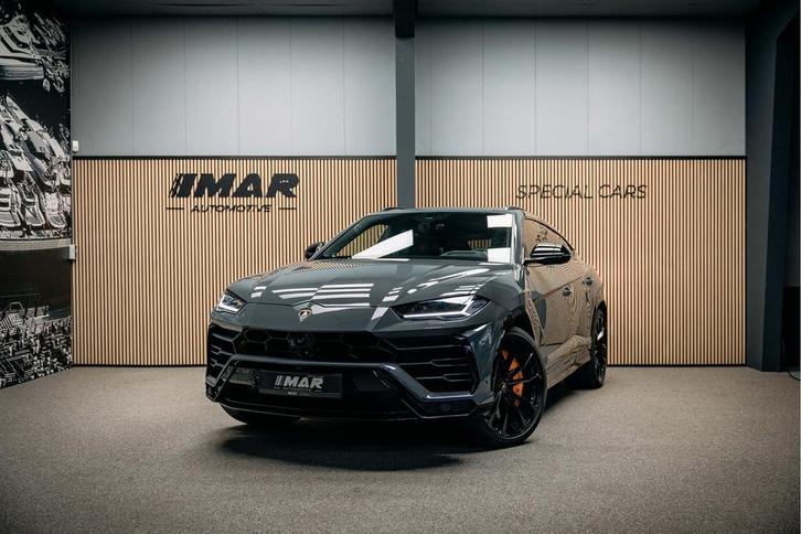 Lamborghini Urus 4.0 V8 Graphite Capsule | Dealer onderhoude, Auto's, Lamborghini, Bedrijf, Te koop, Urus, 4x4, ABS, Adaptive Cruise Control